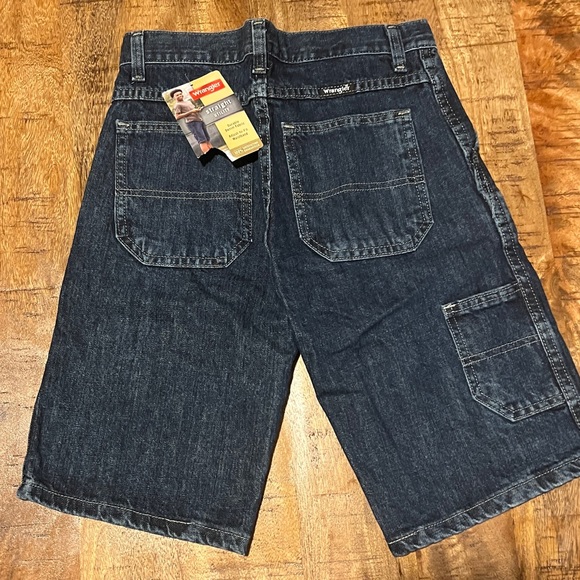 NWT Boys Wrangler Blue Jean Straight Utility Shorts w/ adjustable waist Sz 12 - Picture 9 of 11